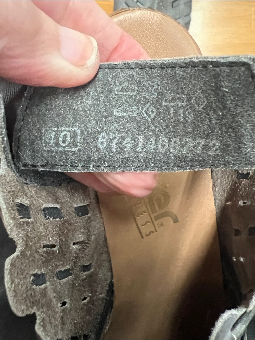 Rieker Charcoal Woven Slingback Sandals - Picture 3 of 16